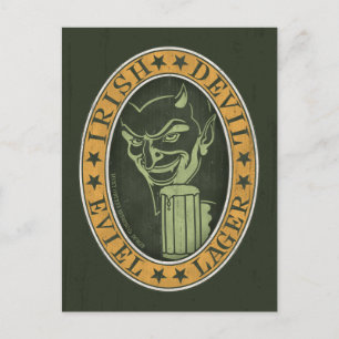 Carte Postale Irish Devil Eviel Lager