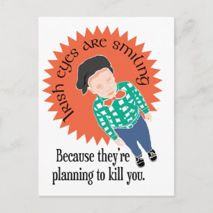 Carte Postale Irish Eyes sourit...