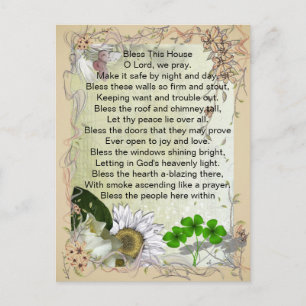 Carte postale Irish House Blessing