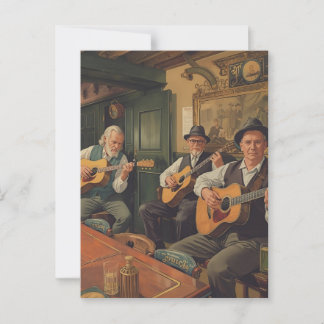 Carte Postale Irish Pub