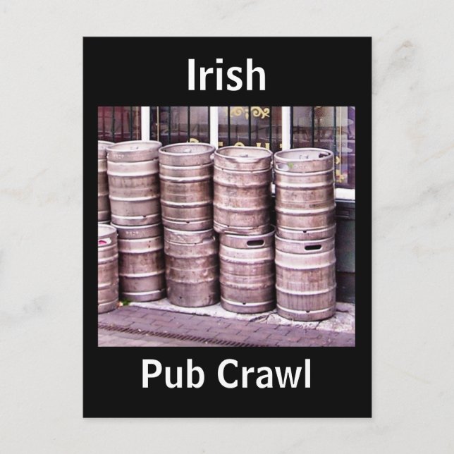 Carte postale Irish Pub Crawl (Devant)