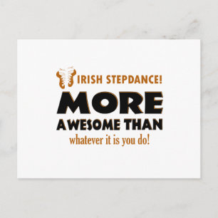 Carte Postale Irish Step Dance design