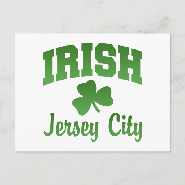 Carte postale irlandaise Jersey City (Devant)