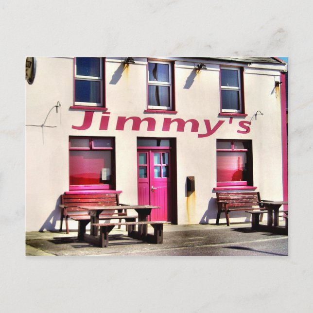 Carte postale irlandaise Jimmy’s Pub (Devant)