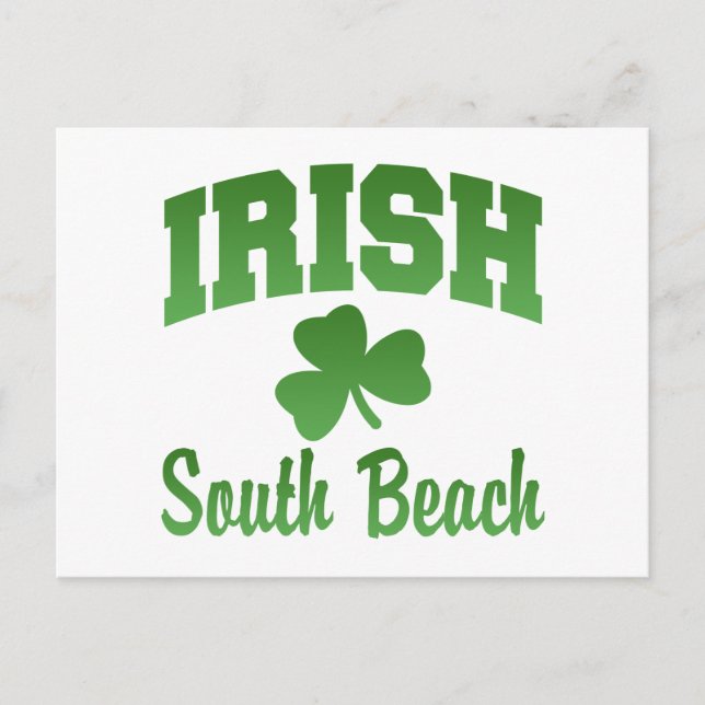 Carte postale irlandaise South Beach (Devant)