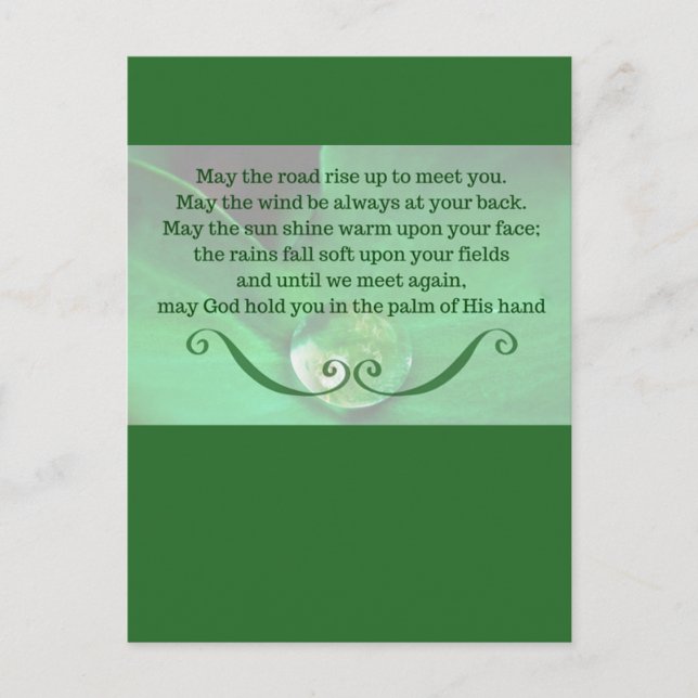 Carte postale irlandaise - Verticale (Devant)