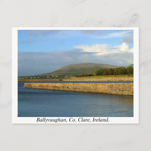 Carte Postale Irlande - Ballyvaughan, Comté Clare (Devant)