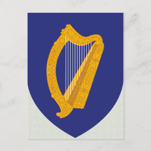 Carte Postale Irlande Détail des armoiries