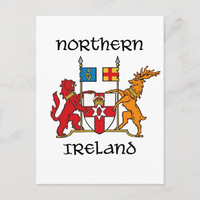 Carte Postale Irlande du Nord - blason/symbole/emblème (Devant)