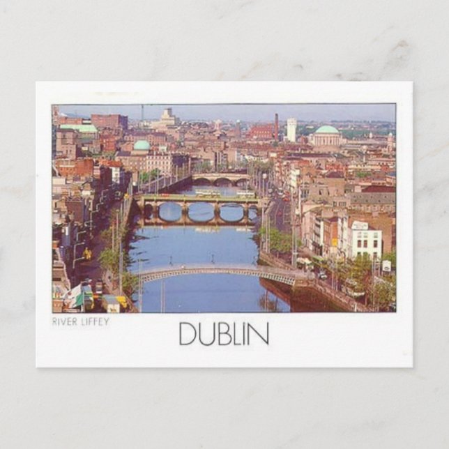 Carte Postale Irlande Dublin River Liffey (St.K.) (Devant)