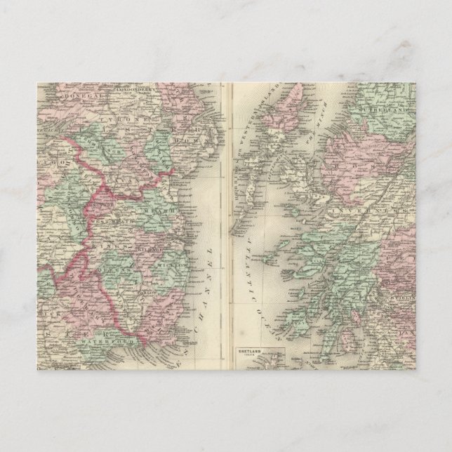 Carte Postale Irlande et Ecosse (Devant)