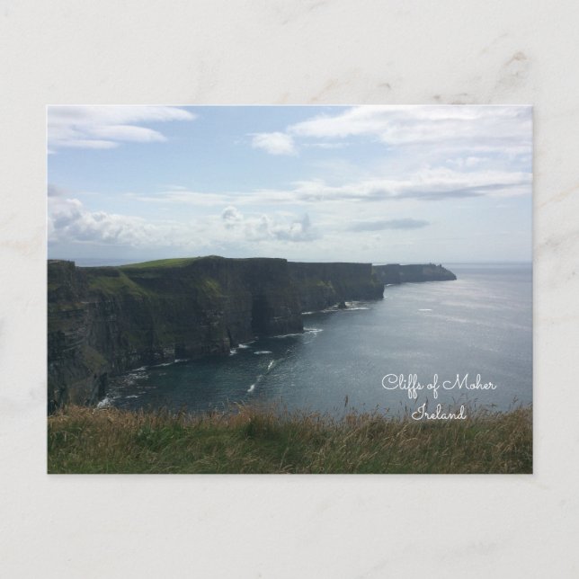 Carte Postale Irlande Falaises de Moher (Devant)