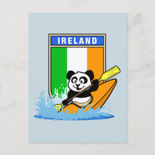 Carte Postale Irlande Kayaking Panda