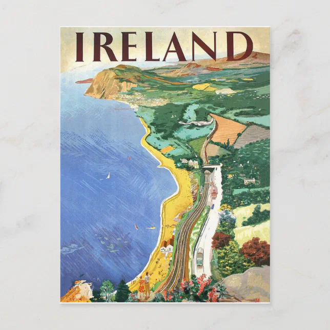 Carte Des Baronnies D'Irlande 1899 – Reproduction Vintage – Affiche Murale Décoration