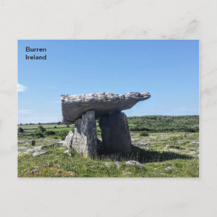 Carte Postale Irlande, Poulnabrone Portal Tomb, Burren, Clare
