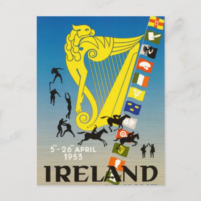 Carte Postale Irlande vintage - (Devant)