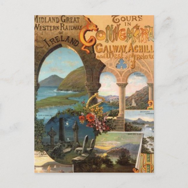 Carte Postale Irlande vintage - (Devant)