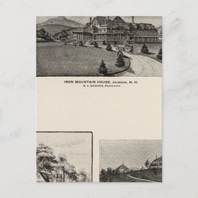 Carte Postale Iron Mountain House, Jackson, NH (Devant)