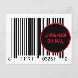 Carte Postale Ironème "Livre-moi du mal"