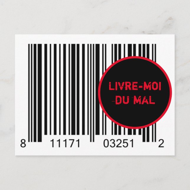 Carte Postale Ironème "Livre-moi du mal" (Devant)