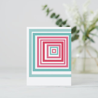 Carte Postale Irregular Squares 