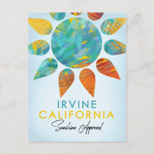 Carte Postale Irvine California Sunshine Travel