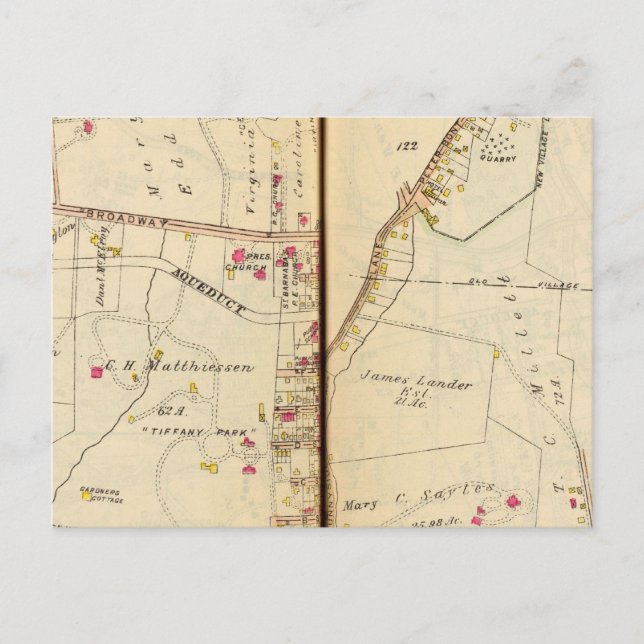 Carte Postale Irvington, New York (Devant)