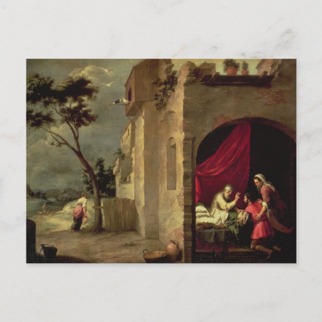 Carte Postale Isaac Bénédiction Jacob (Devant)