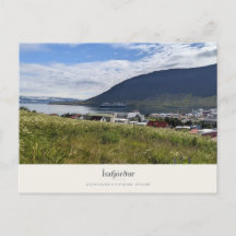 Ísafjörður Fjord et fleurs sauvages estivales