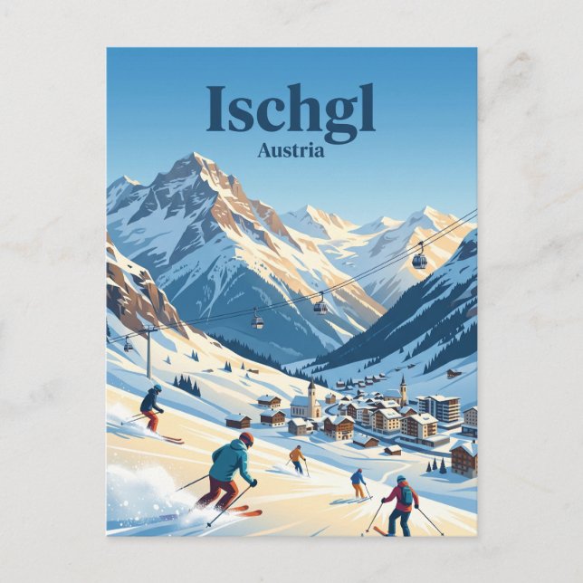 Carte Postale Ischgl Autriche (Devant)