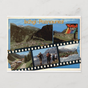 Carte Postale Ischgl Paznauntal Filmstrip Multivue Vintage