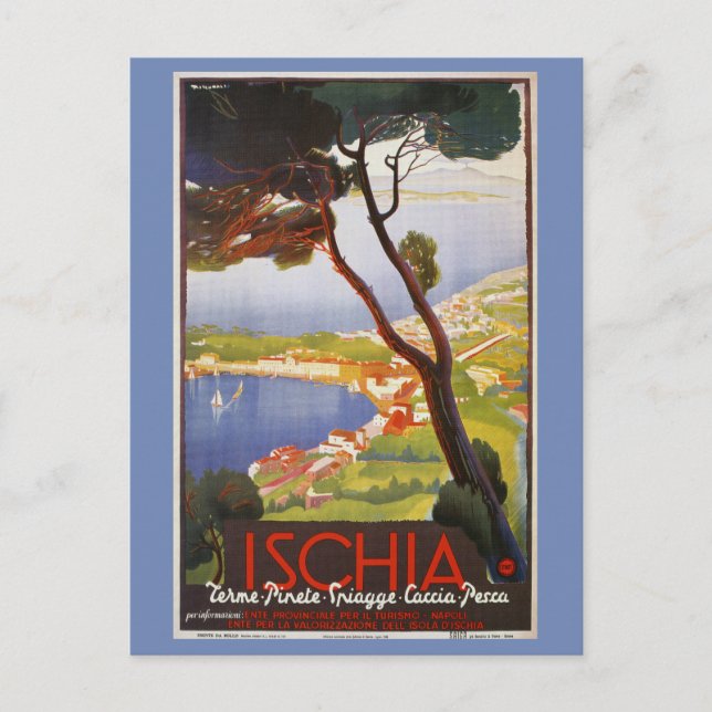 Carte Postale Ischia Island Italie voyage d'été (Devant)