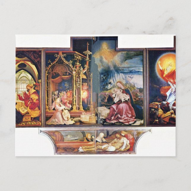 Carte Postale Isenheim Ancien Altar Dans L'Antonine Isenhe (Devant)