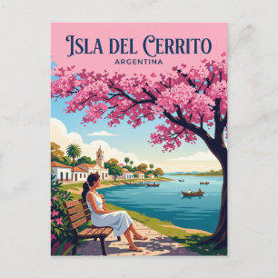 CARTE POSTALE ISLA DEL CERRITO ARGENTINE