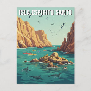 Carte Postale Isla Espíritu Santo Mexique