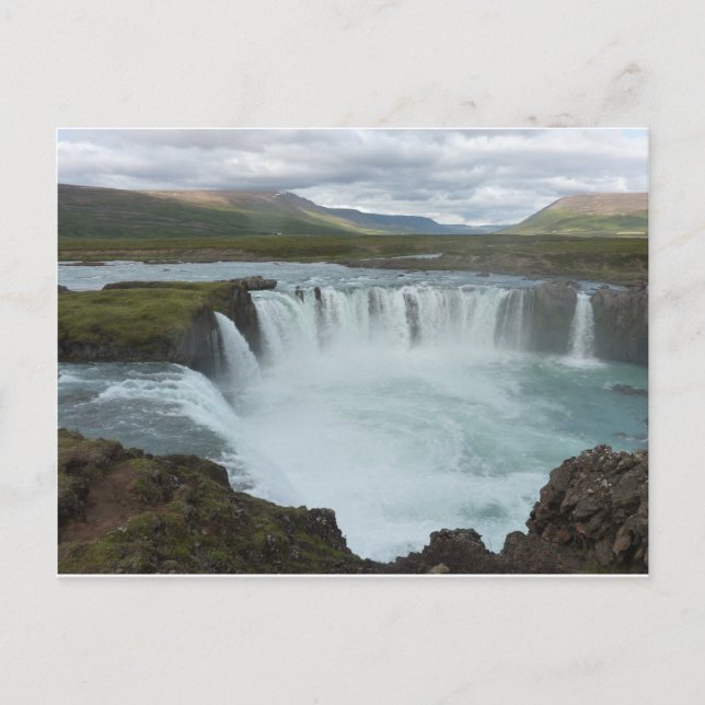 Carte Postale Island Godafoss (Devant)