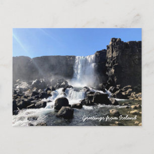 Carte postale islandaise