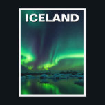 Carte Postale Islande Aurora Northern Lights Travel<br><div class="desc">L'Islande, souvent appelée "Terre de Feu et de Glace", est un pays de contrastes étonnants, connu pour ses volcans, ses glaciers, ses geysers et ses cascades. Situé dans l'Atlantique Nord, c'est l'un des endroits les plus actifs du monde sur le plan géologique, assis sur les plaques tectoniques nord-américaines et eurasiennes....</div>