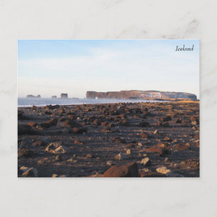 Carte Postale Islande Black Sand Beach