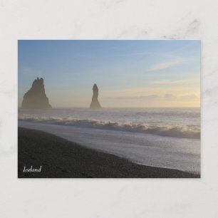 Carte Postale Islande Black Sand Beach