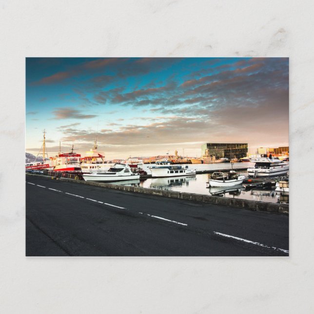 Carte postale Islande de Reykjavik Marina (Devant)
