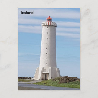 Carte Postale Islande, Phare d'Akranes