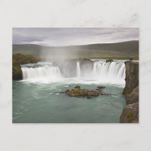 Carte Postale Islande. Vue des chutes Godafoss sur