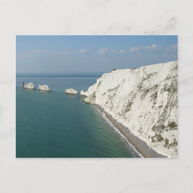 Carte Postale Isle of Wight Needles and Cliffs (Devant)