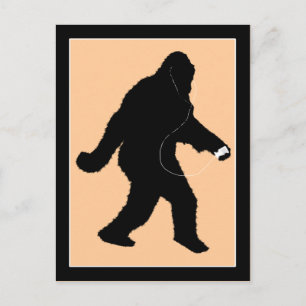 Carte Postale iSquatch (Modifier la couleur Arrière - plan)
