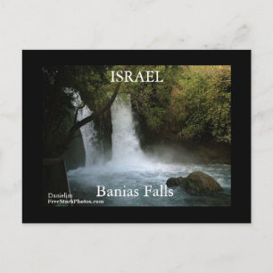 Carte postale ISRAEL Banias Falls