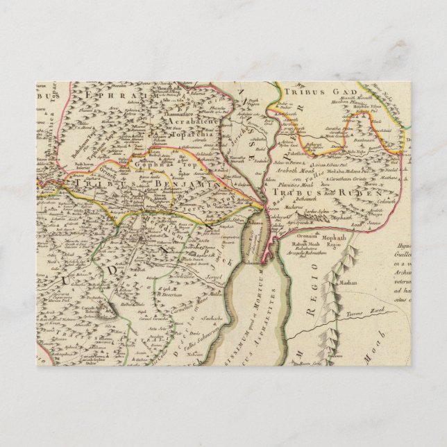 Carte Postale Israël et la Palestine (Devant)