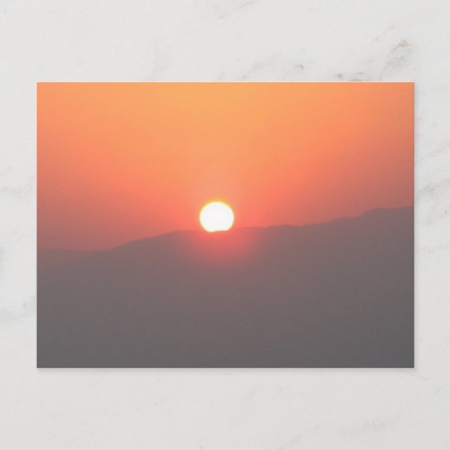 Carte postale Israel Masada Sunrise - Customisée (Devant)
