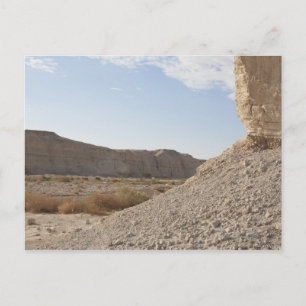 Carte Postale Israël, Mer Morte, paysage désertique