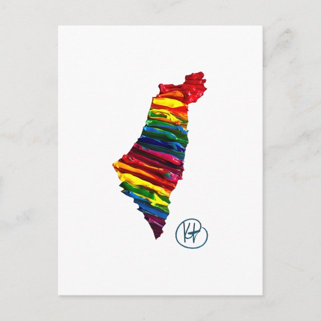 Carte Postale Israel Pride Studio Art (Devant)